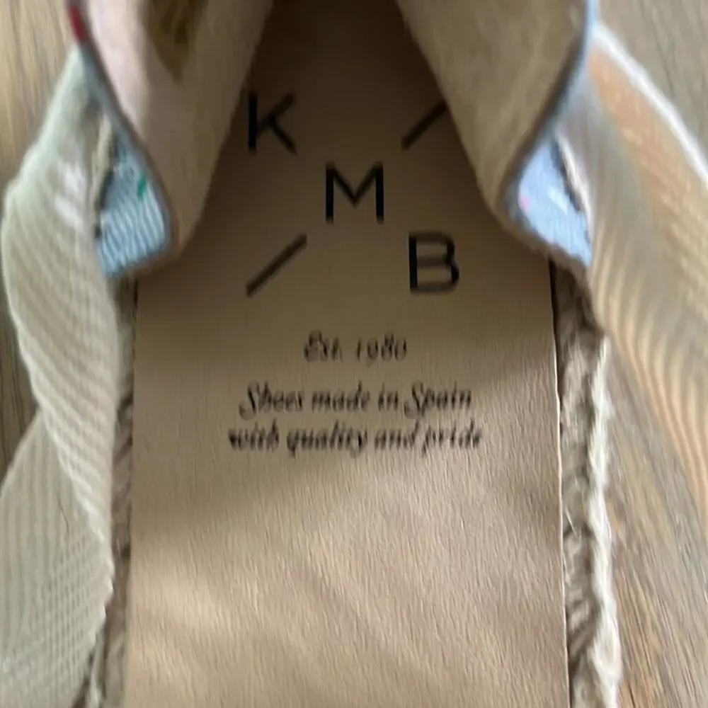 Anthropologie KMB Ankle Tie Espadrilles  Size EU 41